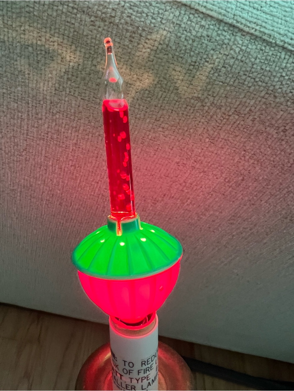 Vintage Biscuit Bubble Lights lot of 12 (10 working)